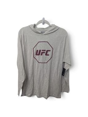 UFC Cream Hoodie with Logo